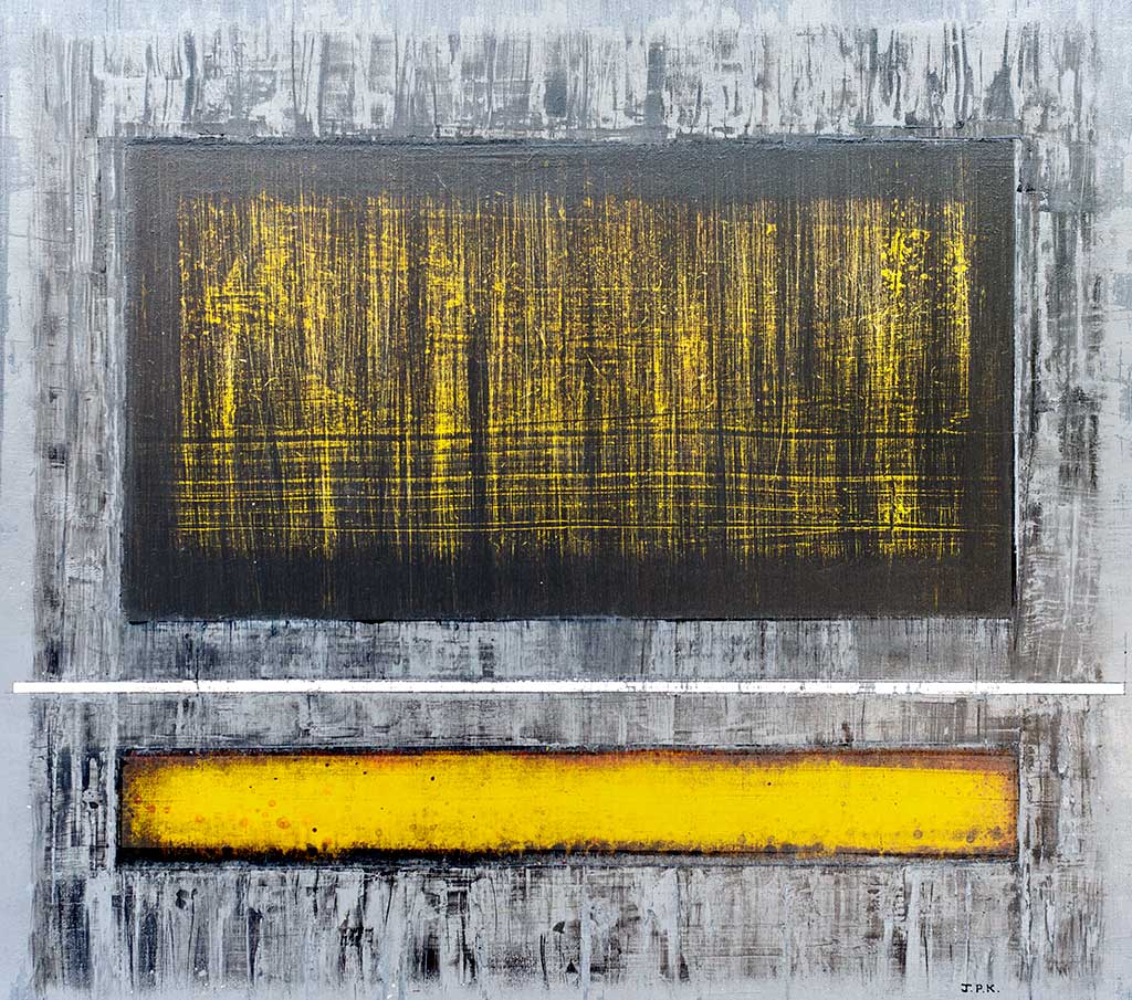 “Emerging harvest” 26” x 24” (0.66m x 0.60m) acrylic on board, 2010