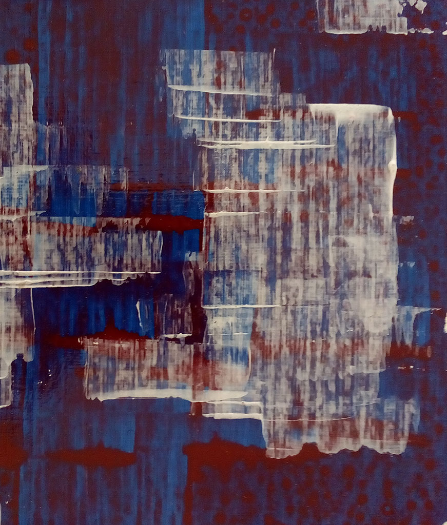 Exploratory sketch in acrylic